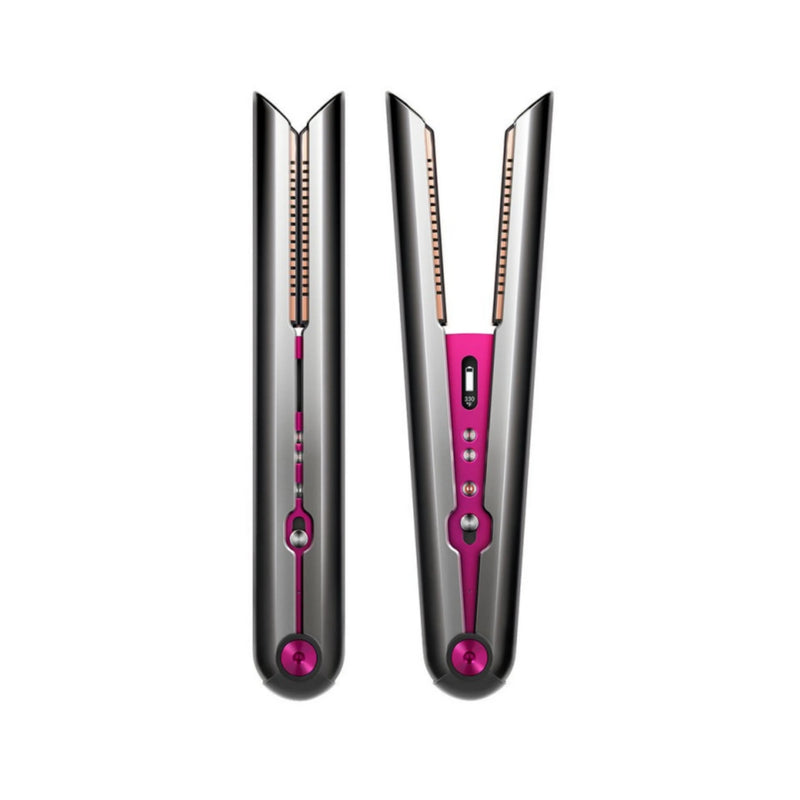 DYSON PIASTRA CAPELLI SENZA FILO CORRALE NERO-NICHEL/FUCSIA